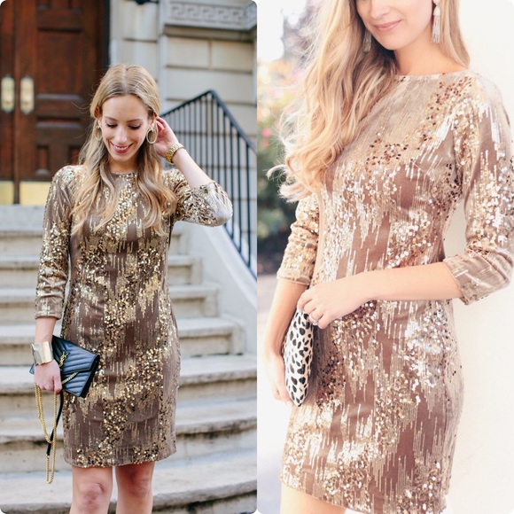 Eliza J Sequin&Velvet Sheath Dress - Picture 4 of 4